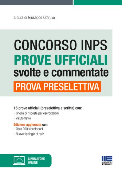 Concorso Inps Prova Preselettiva A Luglio: Simulazione D'esame E ...